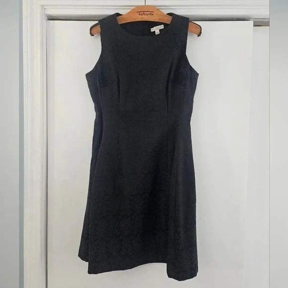 New York & Company Eva Mendes Classic Little Black Sleeveless 4 Aline Dress - Picture 2 of 10